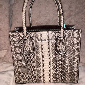 Michael kors real snake skin bag